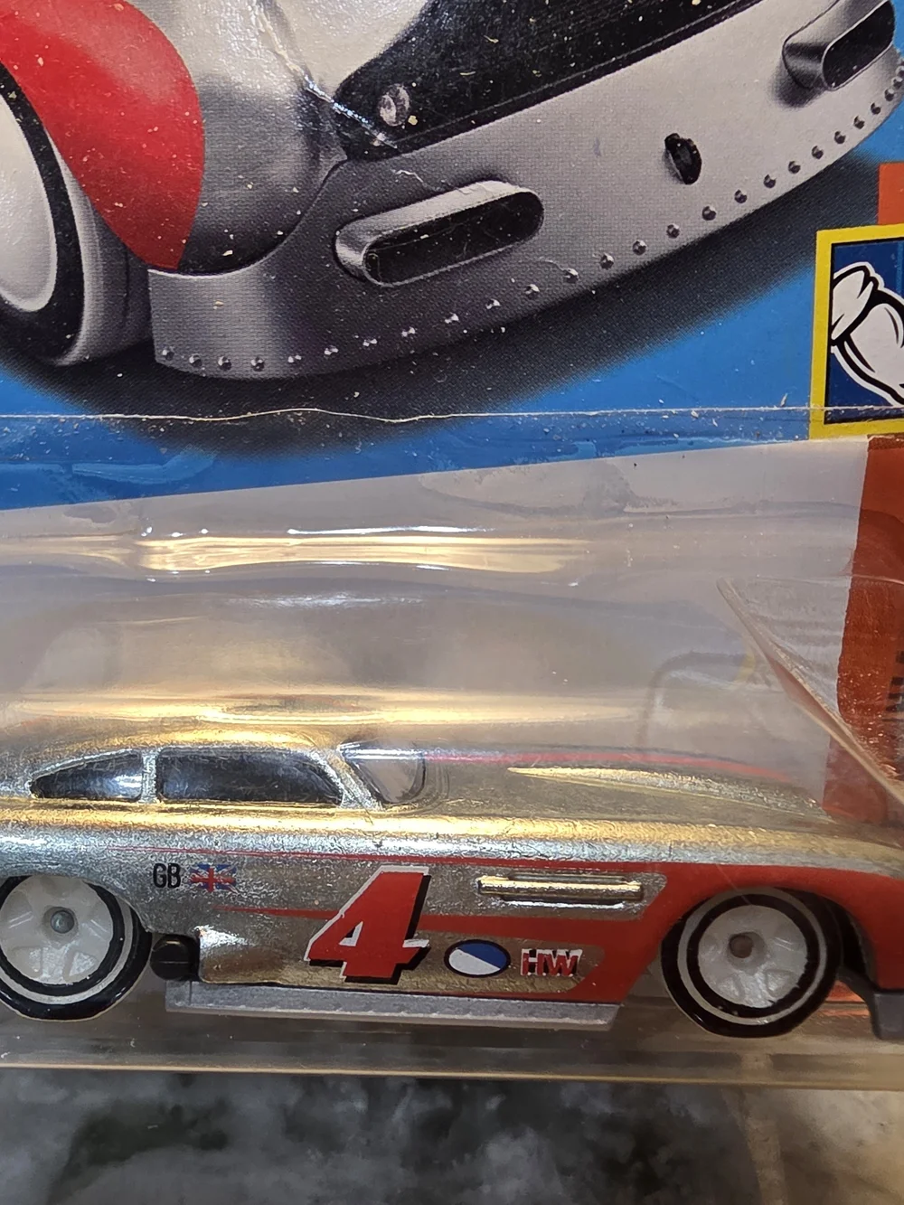 Hot Wheels Silver & Red Race Car Toy - Kids Vehicles